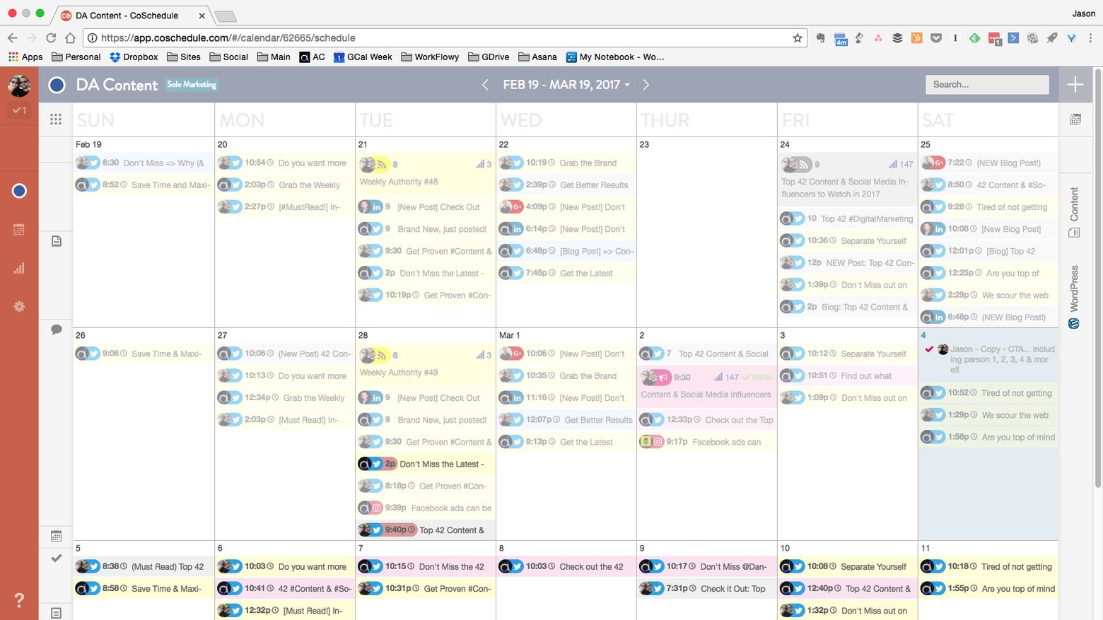 How to Create an Editorial Calendar Examples   Templates
